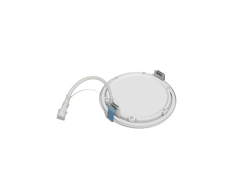 HALO White 4-in 600-Lumen Switchable White Round Dimmable LED Canless