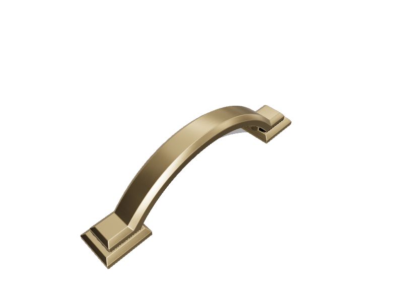 Brainerd 3 In Center To Champagne Bronze Arched Pull