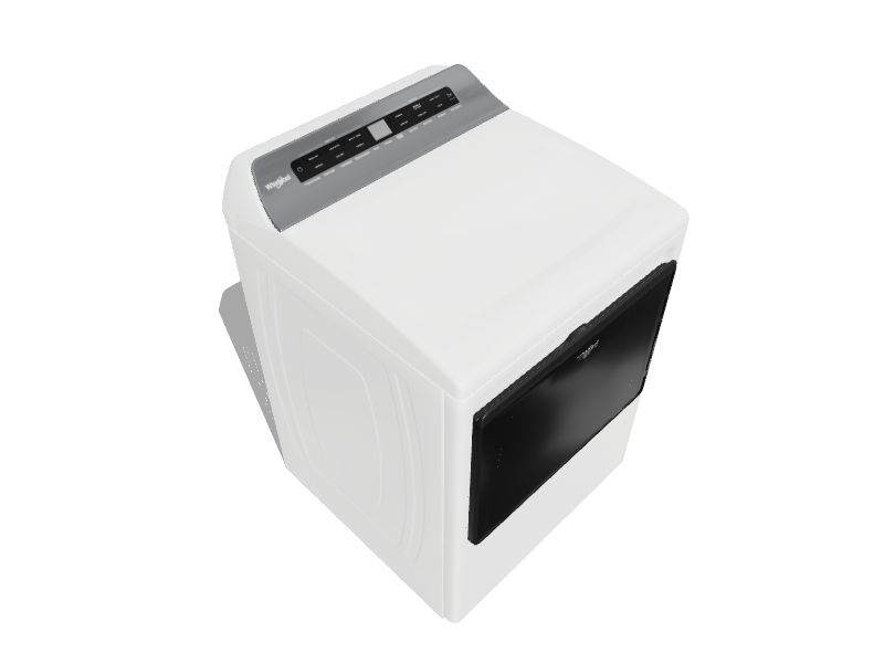 Whirlpool Smart Capable 7.4cu ft Hamper DoorSmart Gas Dryer (White) in the Gas Dryers