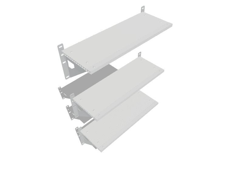 Canopia by Palram White/Gray Storage Shed Shelf in the Storage Shed