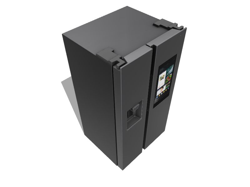 Samsung Family Hub 26.7cu ft Smart SidebySide Refrigerator with Ice