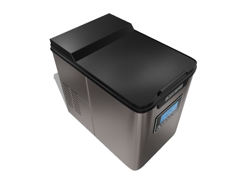 BLACK+DECKER 26lb Flipup Door Portable/Countertop Cubed Ice Maker