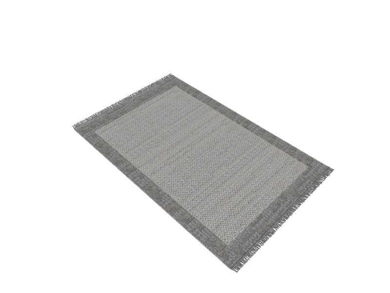 allen + roth with STAINMASTER Indy 5 X 7 (ft) Gray Indoor/Outdoor