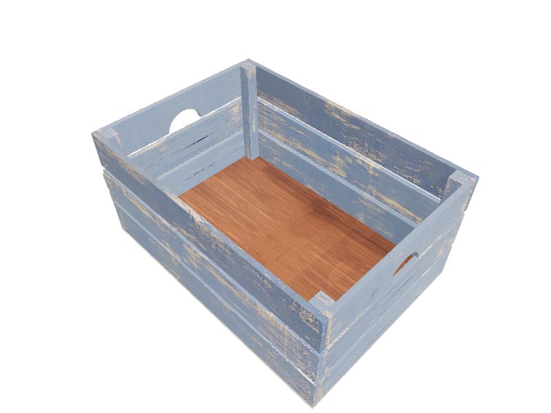 At Home On Main 10.375in W x 6.875in H x 14.875in D Grey Wood