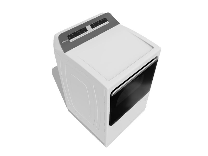 Whirlpool Smart Capable 7.4cu ft Hamper DoorSteam Cycle Smart Gas