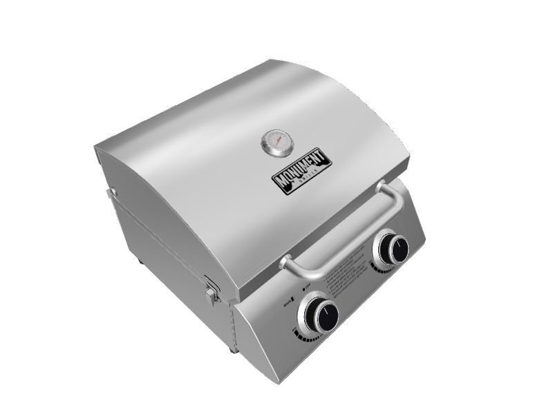 Monument Stainless Steel 2Burner Liquid Propane Gas Grill in the Gas