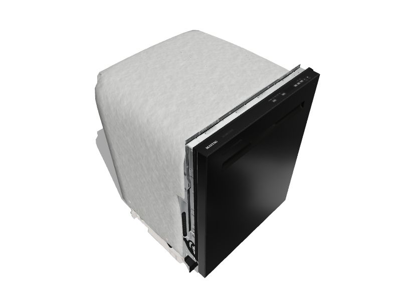 Maytag Top Control 24in BuiltIn Dishwasher With Third Rack (Black