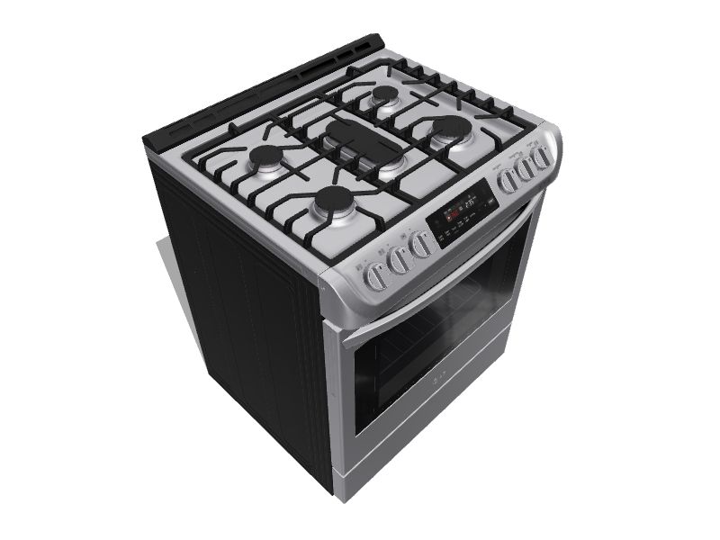 LG LSG4511 30in 5 Burners 6.3cu ft Selfcleaning Convection Oven