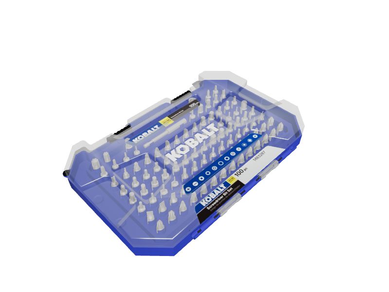 Kobalt 1in Screwdriver Bit Set (100Piece) in the Screwdriver Bits