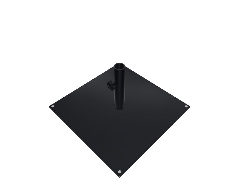 Tropishade CommercialQuality Steel Patio Umbrella Base, 50 lbs, Black