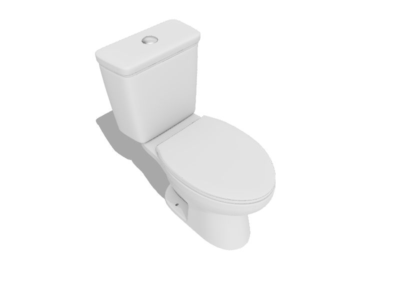 AquaSource Antimicrobial White Dual Flush Elongated Chair Height 2piece WaterSense Soft Close