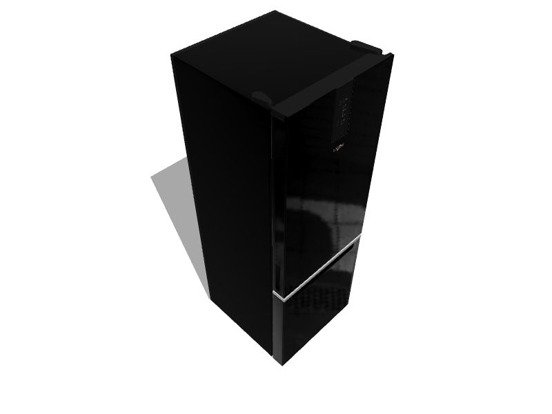 Whirlpool 12.9cu ft Counterdepth BottomFreezer Refrigerator (Black) ENERGY STAR in the Bottom