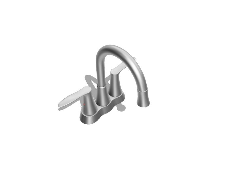 allen + roth Brookes Chrome 4in centerset 2Handle WaterSense Bathroom
