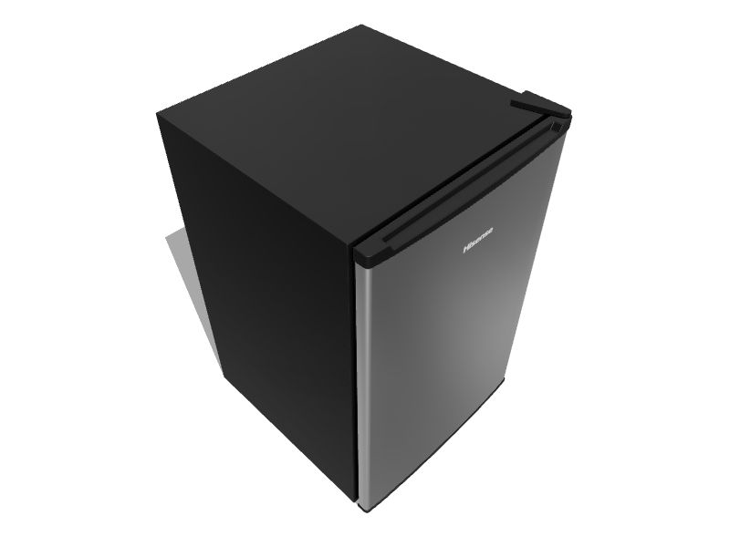 Hisense 4.4cu ft Counterdepth Freestanding Mini Fridge (Silver