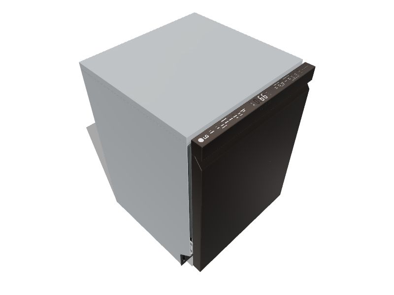 LG QuadWash Top Control 24in Smart BuiltIn Dishwasher With Third Rack