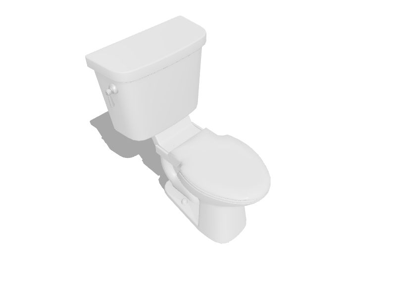 Mansfield Vanquish White Elongated Chair Height 2piece Soft Close Toilet 12in RoughIn