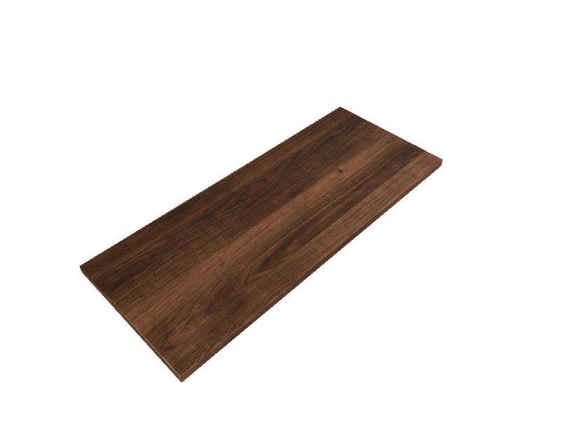 Rubbermaid Chestnut Oak Shelf Board 23.8in L x 9.8in D (1 Decorative Shelf) at