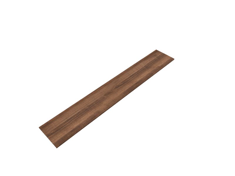 Rubbermaid Chestnut Oak Shelf Board 71.8in L x 11.8in D (1 Decorative Shelf) at