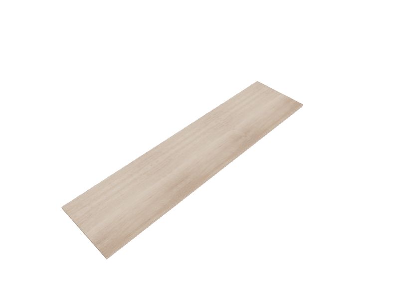 Rubbermaid Organic Ash Shelf Board 47.8in L x 11.8in D (1 Decorative