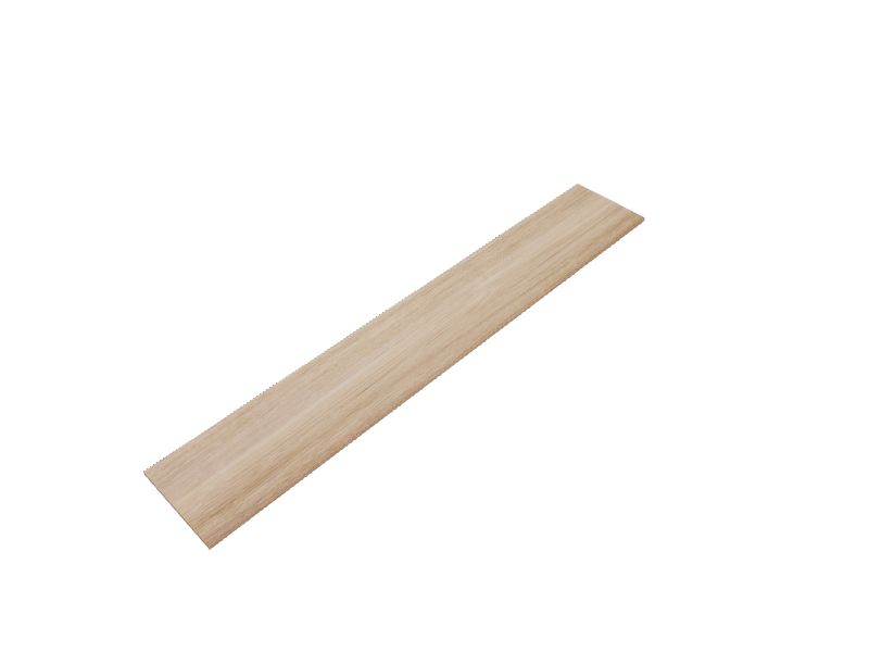 Rubbermaid Organic Ash Shelf Board 71.8in L x 11.8in D (1 Decorative