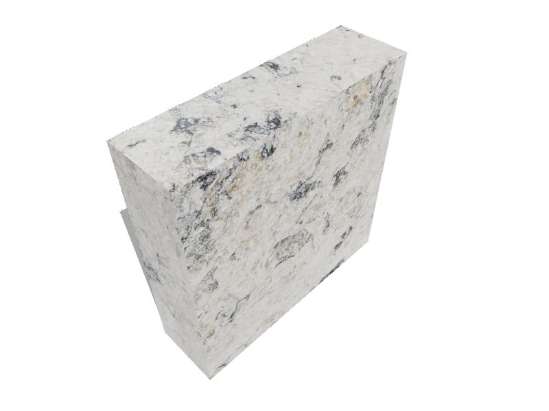 Silestone 4 In. x 4 In. Urban Frost Quartz Gray Kitchen Countertop