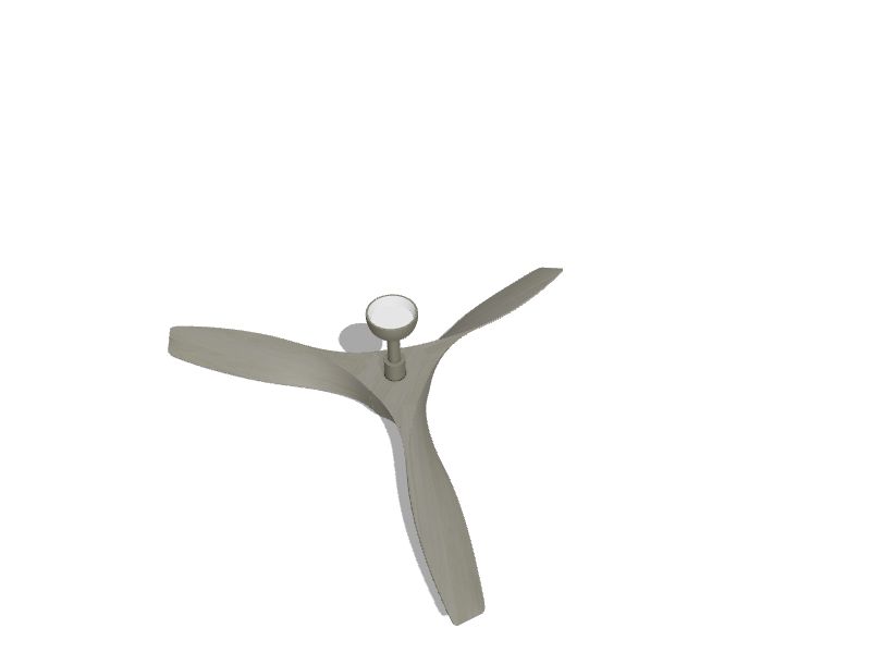 TroposAir Solara w/630 60-in Driftwood LED Indoor/Outdoor Ceiling Fan