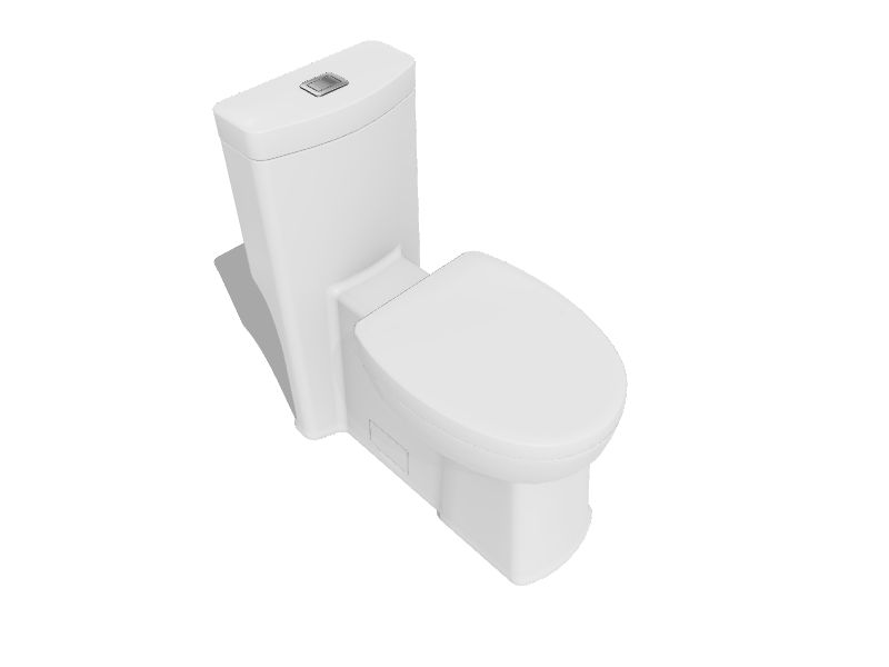 American Standard Boulevard White Dual Flush Elongated Chair Height