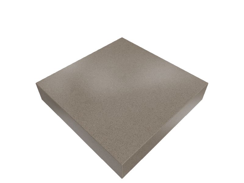 Silestone 4 In. x 6 In. Grey Expo Quartz Gray Kitchen Countertop SAMPLE