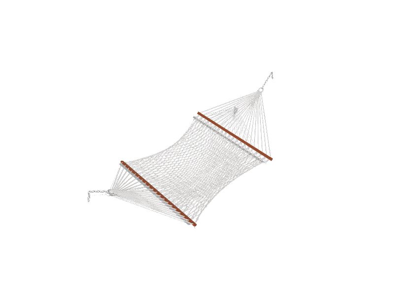 Style Selections Key West Hammocks Oatmeal Rope Hammock in the Hammocks