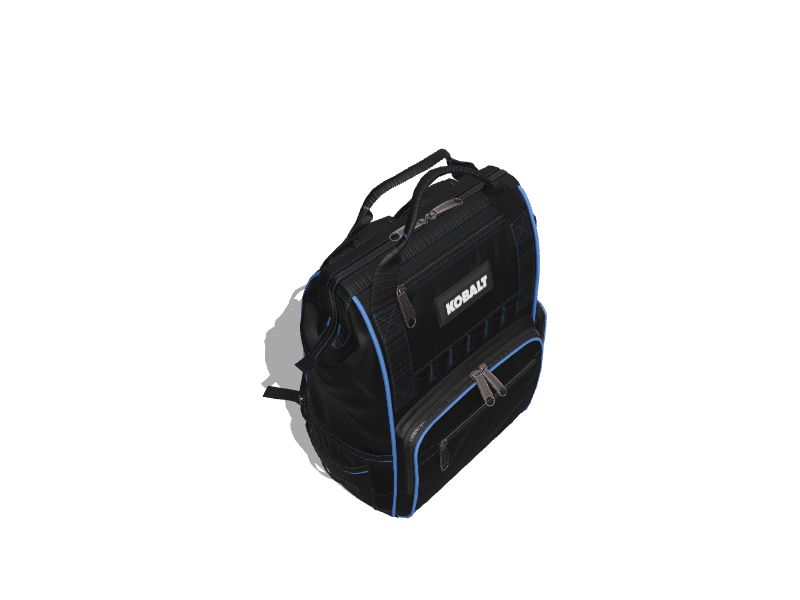 Kobalt Blue Black Polyester 11.5in Backpack in the Tool Bags department at