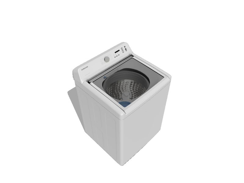 Samsung 4.5-cu ft Impeller Top-Load Washer (White) in the Top-Load