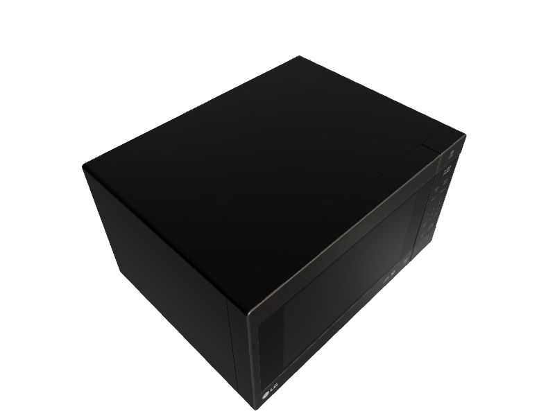 LG 2cu ft 1200Watt Countertop Microwave (Black Stainless Steel) in