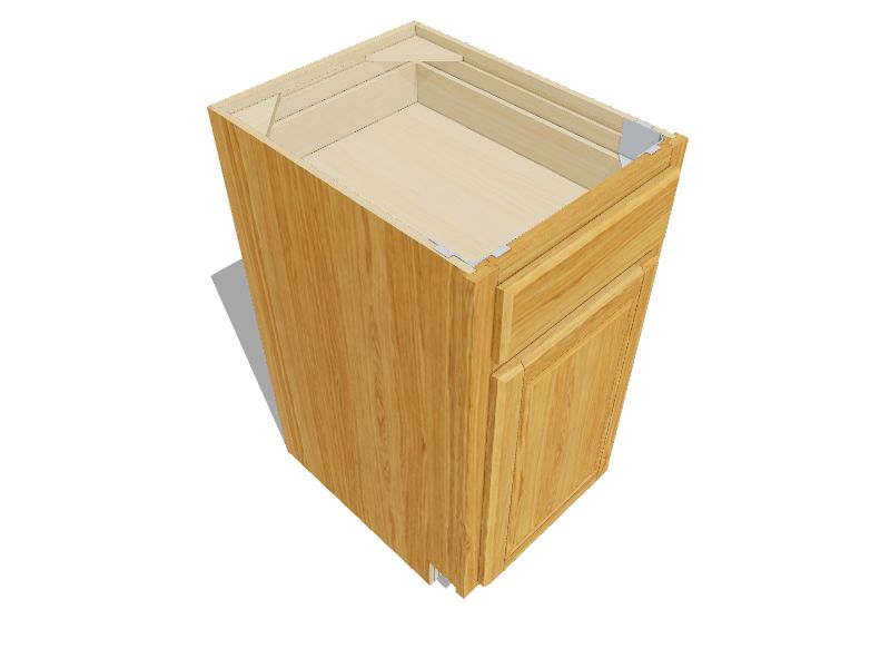 Diamond NOW Portland 18in W x 35in H x 23.75in D Wheat Door and