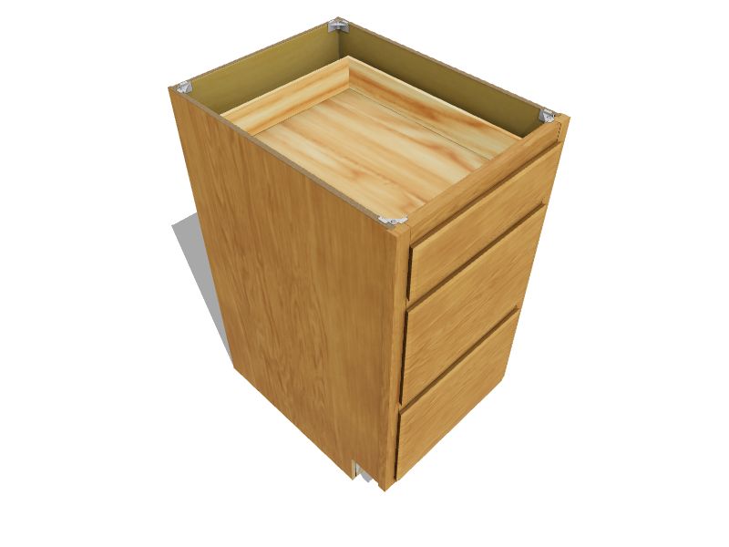 Diamond NOW Portland 18in W x 35in H x 23.75in D Wheat Drawer Base