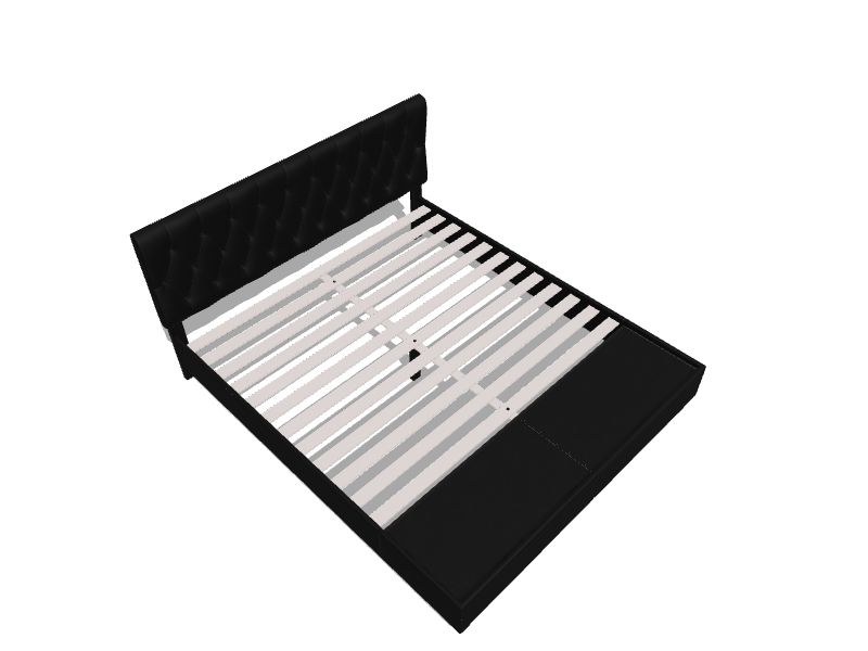 Brookside Anna Black California King Traditional Platform Bed with