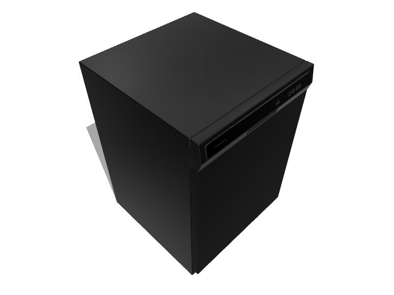 Amana Front Control 24in BuiltIn Dishwasher (Black) ENERGY STAR, 63