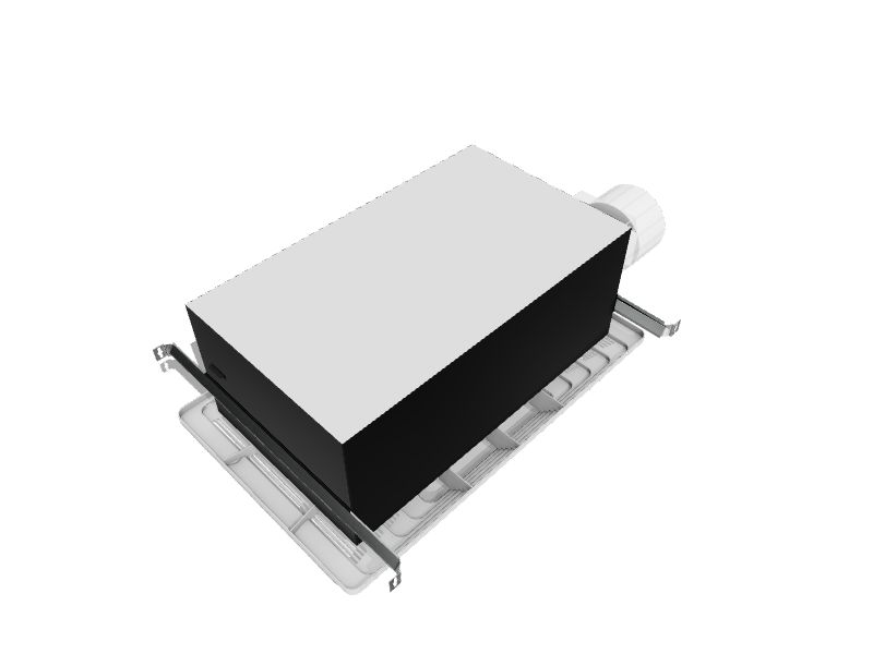 Broan Broan 655, 659 and 656 Series 4-Sone 70-CFM White Lighted