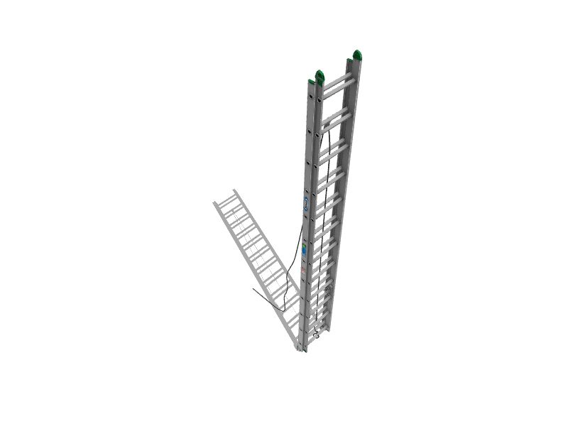 Werner D12002 24ft Aluminum Type 2225lb Load Capacity Extension