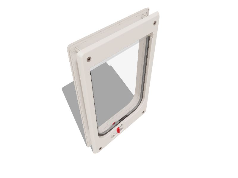 Ideal Pet Products Chubby Kat Small (25lb or Less) White Plastic Pet