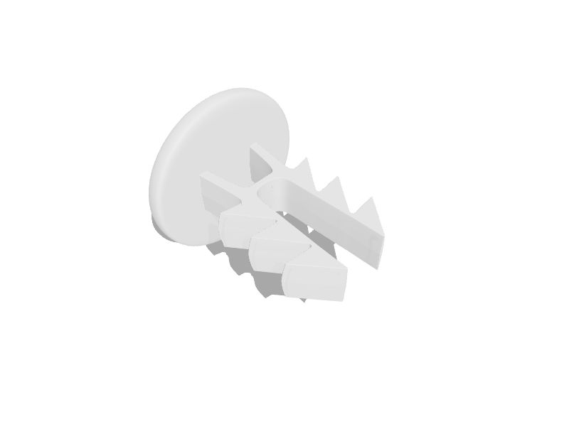 ClosetMaid 2Pack Plastic Closet Rod End Cap in the Wire Closet