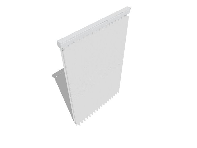 LEVOLOR Trim+Go 13Piece Vertical Blind Head Rail in the Blind & Window