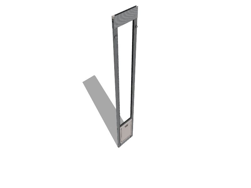 Ideal Pet Products 111/2in x 775/8in Silver Aluminum Medium Dog/Cat