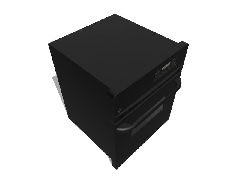 GE 24in SelfCleaning Single Electric Wall Oven (Black) in the Single