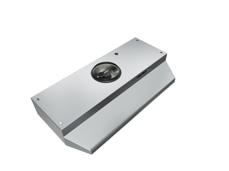 Broan 36in Ducted Stainless Steel/Black Range Hood at