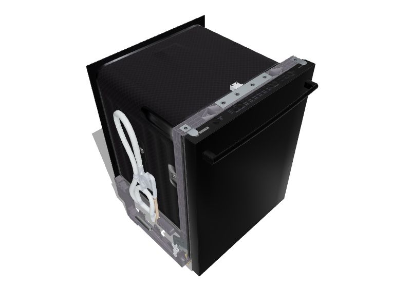 Bosch Ascenta Series Top Control 24in BuiltIn Dishwasher (Black), 50dBA; at