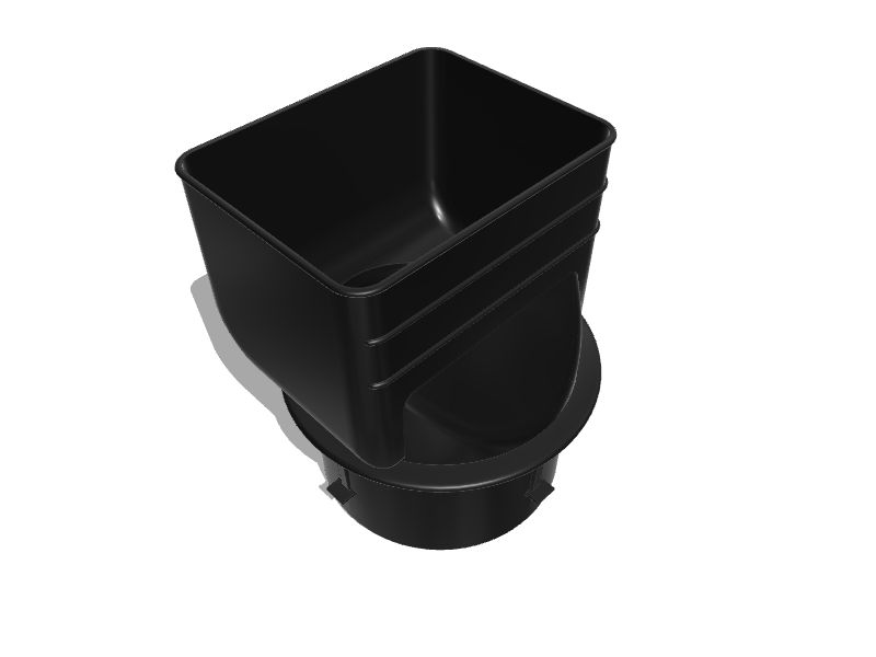 ADS 4in X 4in Corrugated Downspout Adapter Fittings In, 56 OFF