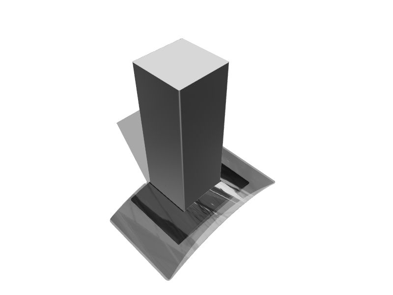 Frigidaire 42in Convertible Stainless Steel Island Range Hood in the