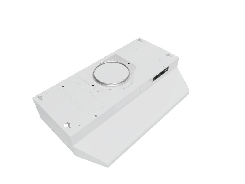 Broan 30in Convertible White Range Hood in the