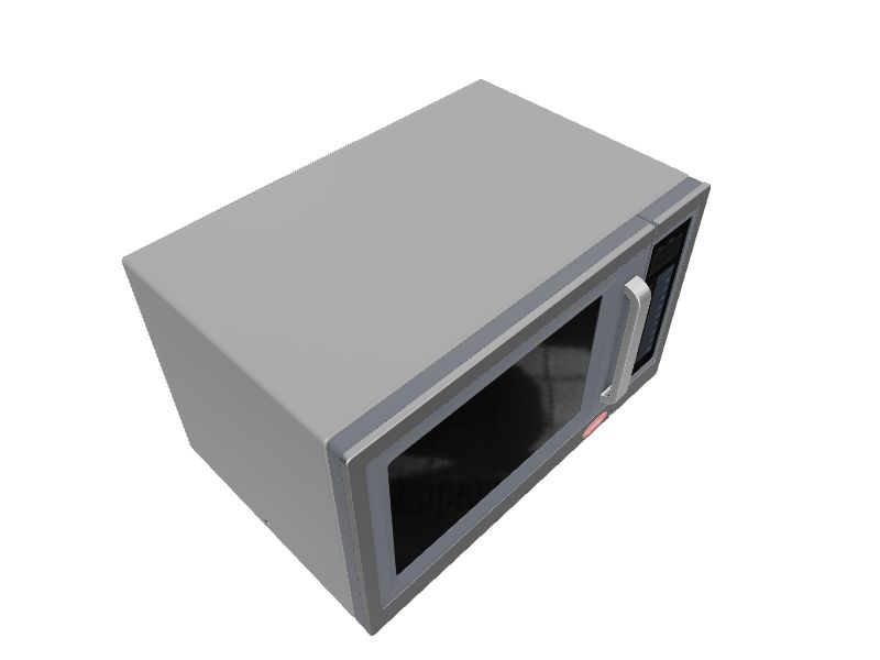 General 1cu ft 1000Watt Countertop Microwave (Stainless Steel) in the