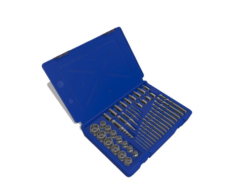 IRWIN Hanson 48Pc Master Extractor and Drill Bit Set at
